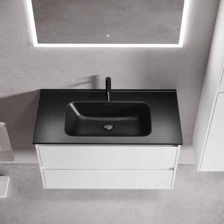 Тумба под раковину Sancos Libra LB90W белая фото