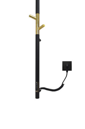 Электрический полотенцесушитель Vincea VTD-1DBE 15х140 черный/золото фото