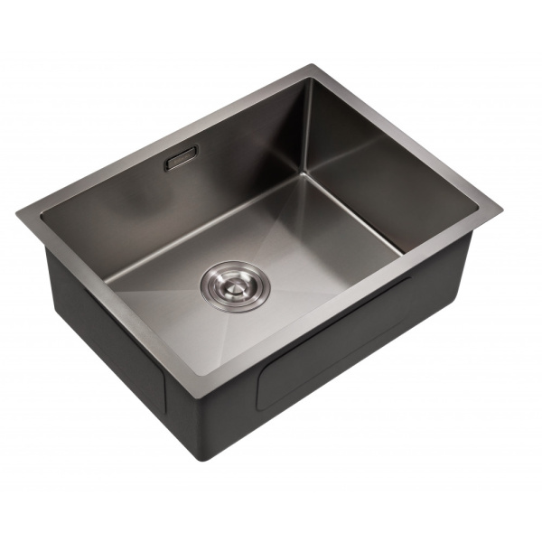 Мойка для кухни из нержавеющей стали Milacio Denia 58 MC.77459 58x44 вороненая сталь фото