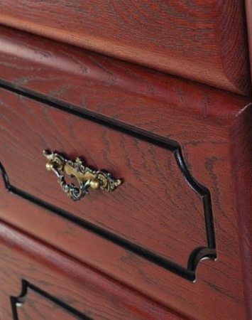 Шкаф-пенал Bellezza Рим 60 вишня фото