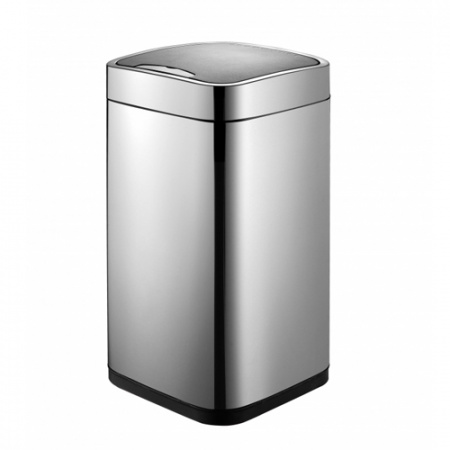 Сенсорное мусорное ведро для ванной WeltWasser WW RONE MT 35L матовая сталь фото