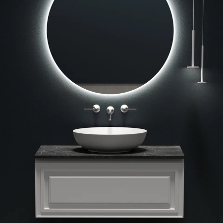 Столешница без отверстия под смеситель Sancos TT100A1 100 см, black sky фото