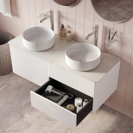 Тумба со столешницей Iddis Aiger AIG12W1i95K 120 см, без отверстий фото