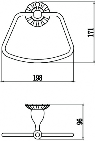 Полотенцедержатель Savol 89C S-08960C фото