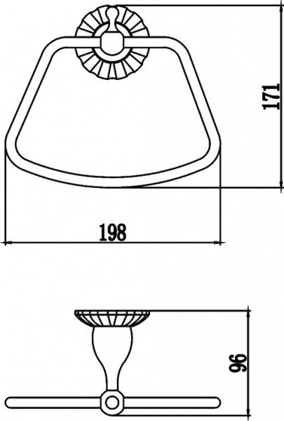 Полотенцедержатель Savol 89C S-08960C фото
