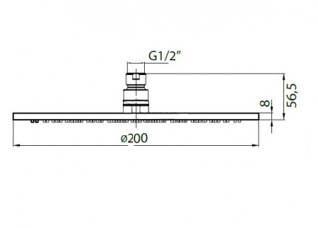 Верхний тропический душ Cezares Articoli Vari CZR-SPIC-20 фото