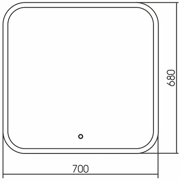 Зеркало Grossman Comfort 70 670680 фото