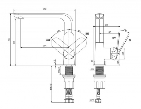 Смеситель для кухни BelBagno Ancora ANC-LAM-CRM фото