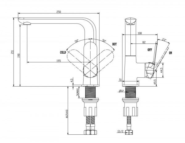 Смеситель для кухни BelBagno Ancora ANC-LAM-CRM фото