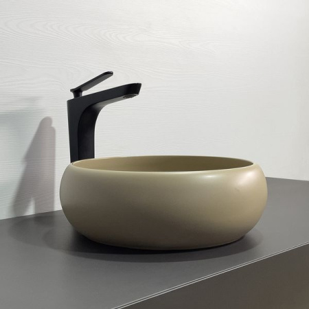 Накладная раковина Comforty 113MC 00-00012227 36x36 капучино матовый фото