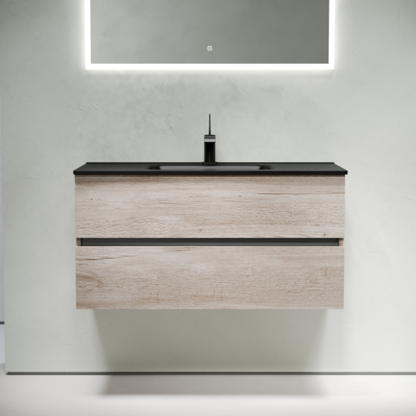 Тумба под раковину Sancos Urban UR100EG дуб галифакс натуральный фото