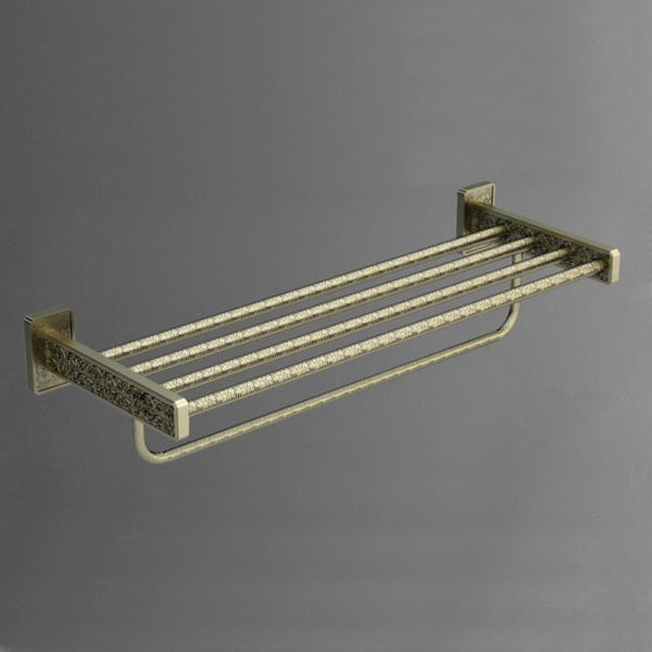 Полка для полотенец Art&Max Gotico AM-E-4822AQ бронза фото