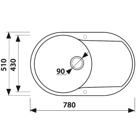 Кухонная мойка Kaiser KMM-7850 BS	78x51 черная фото