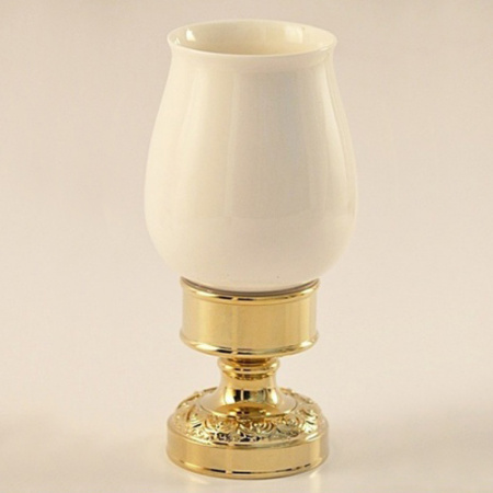 Стакан для зубных щеток настольный Magliezza Fiore 80107-do фото