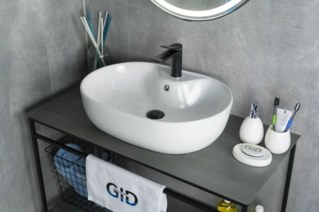 Накладная раковина GID 9163 59х41 фото