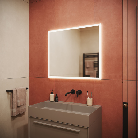 Зеркало с подсветкой Sancos Palace PA800 80x70 фото