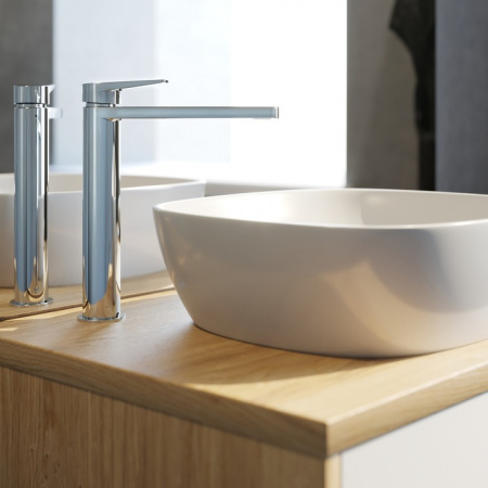 Высокий смеситель для раковины Iddis Bridge BRDSB01i01 фото