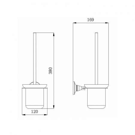 Ершик для унитаза Rush Corsica CO42710 фото
