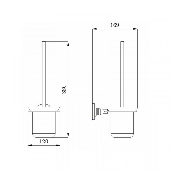 Ершик для унитаза Rush Corsica CO42710 фото