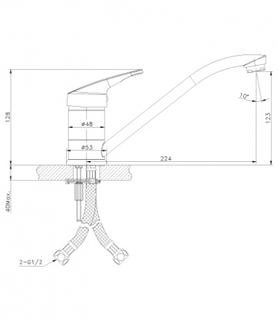 Смеситель для кухни Lemark Expert LM5071S фото
