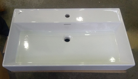 Накладная раковина Bocchi Milano 1377-001-0126 белая фото