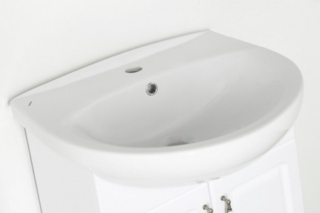 Тумба с раковиной Style Line Олеандр 2-55 белая фото