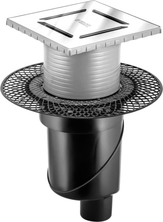 Душевой трап Berges Wasserhaus Platz Norma 091059 15x15 см, хром фото