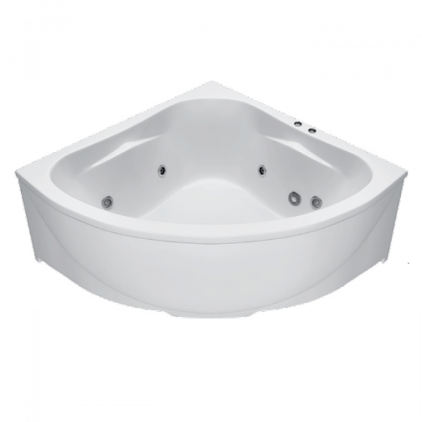 Ванна акриловая с гидромассажем Bas Империал 150х150 фото
