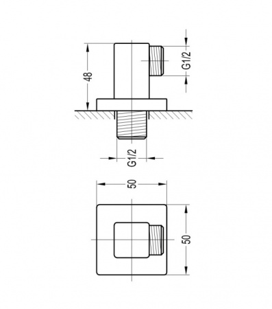 Подключение для душевого шланга Omnires 8870CR фото