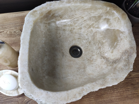 Накладная раковина из оникса Indo Erozy Sunset EO-00043 фото