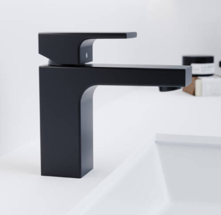Смеситель для раковины Hansgrohe Vernis Shape 71569670 черный матовый фото