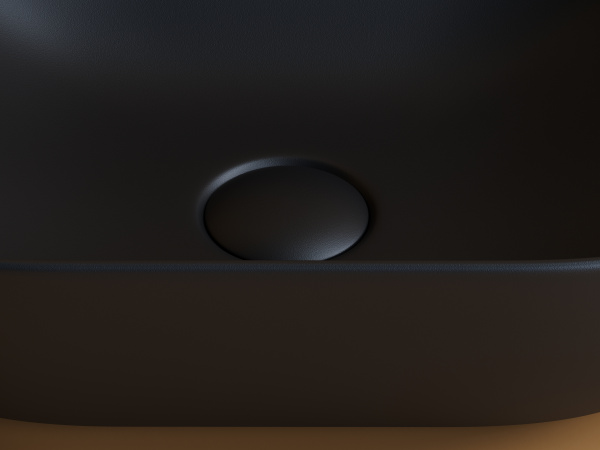 Накладная раковина Ceramica Nova Element CN6009MB 45x32 черная матовая фото