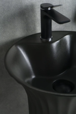 Напольная раковина Gid Nb132bg черный графит фото