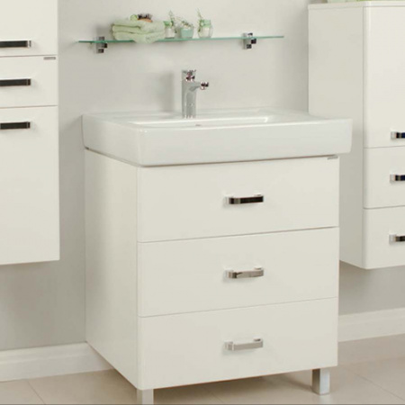 Тумба под раковину Акватон Америна 80 М 1A169101AM010 белая фото