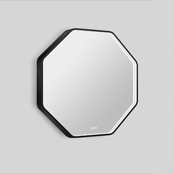 Зеркало с подсветкой Esbano ES-3311XD 80x80, черное фото