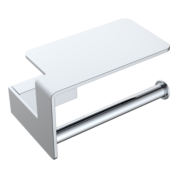 Держатель для туалетной бумаги с полочкой Boheme Q 10941-CR хром фото