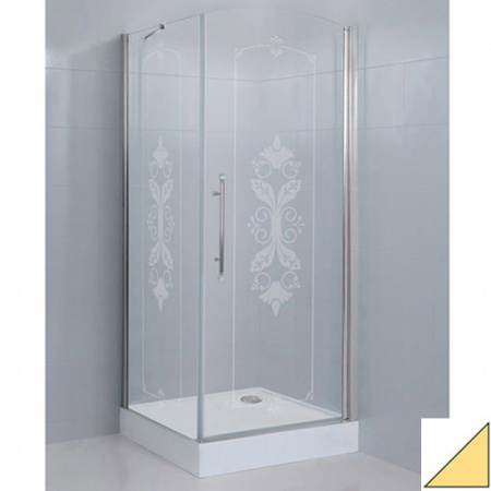 Душевой уголок Cezares Giubileo GIUBILEO-A-11-90-CP-G-R 90х90 R фото
