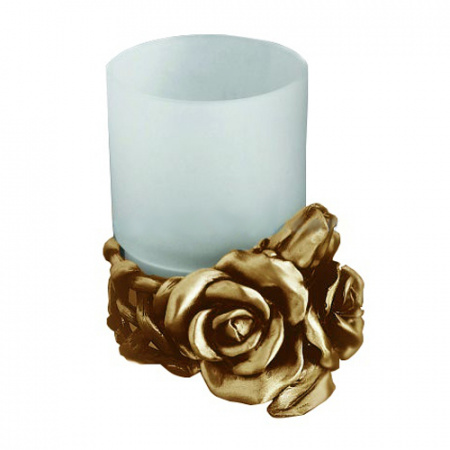 Стакан для зубных щеток настольный Art&Max Rose AM-B-0091D-B бронза фото