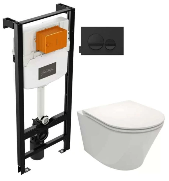 Унитаз c инсталляцией Jacob Delafon Rodin+ E21748RU-00 фото