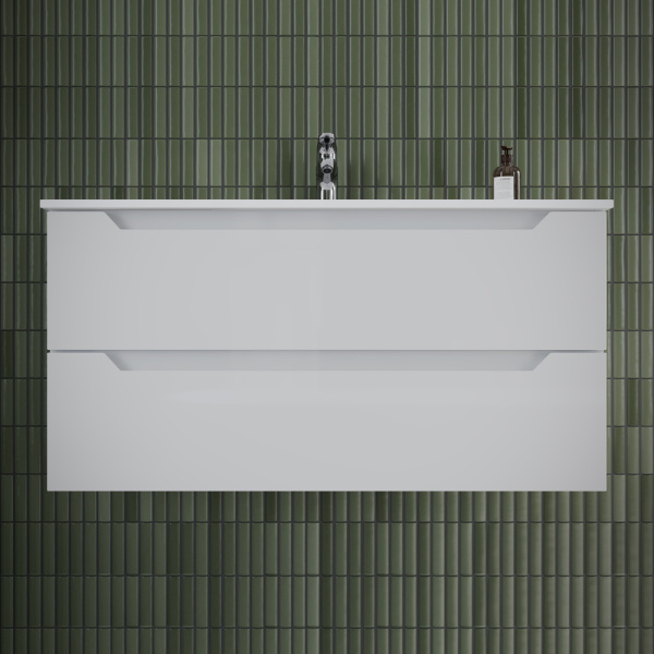 Тумба под раковину Sancos Norma 2.0 NR2.0100W белый глянец фото