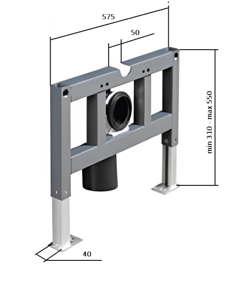 Унитаз подвесной с импульсной системой смыва Cerutti SPA Barbaria Aria CT7277 и инсталляцией фото