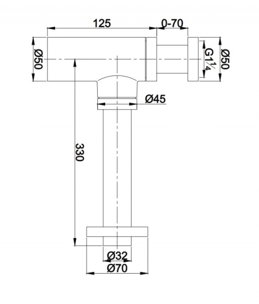 Сифон для раковины Omnires A186BR бронза фото