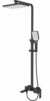 Душевая система Esbano BASCO (DS-MB) черная матовая фото