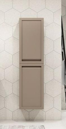 Шкаф-пенал Art&Max Platino AM-Platino-1500-2A-SO-CM капучино матовый фото