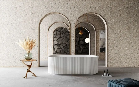 Ванна из искусственого камня Abber Stein AS9601 170x75 фото