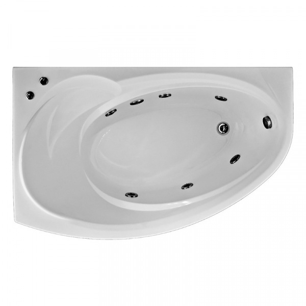 Ванна акриловая с гидромассажем Bas Фэнтази 150х90 L фото