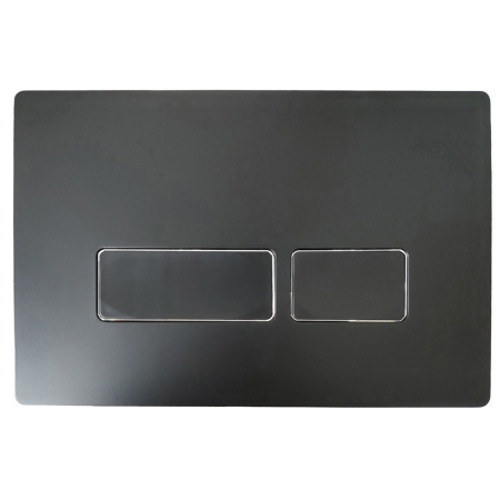 Кнопка смыва Cerutti SPA CR02BK черная матовая фото