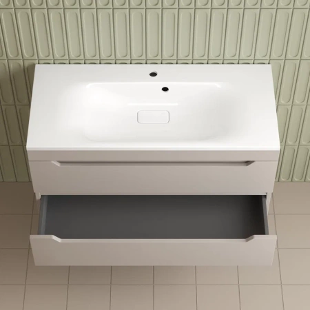 Тумба подвесная Style Line Остин 100 ЛС-00002409 крем фото