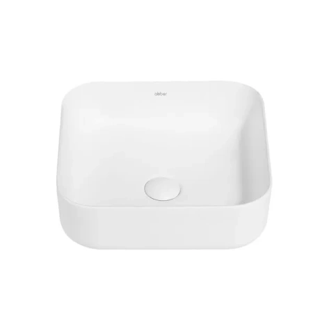 Накладная раковина Abber Rechteck AC2211MW 38x38 белая матовая фото