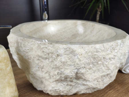 Накладная раковина из оникса Indo Erozy Блитар EO-00079 фото